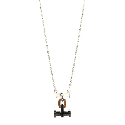 Hermes Palladium Buffalo Horn Mobile Necklace 1 of 6