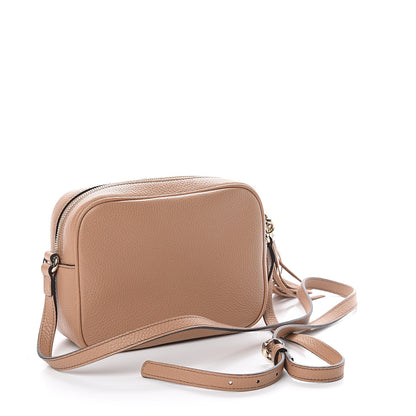 Gucci Pebbled Calfskin Small Soho Disco Bag Rose Beige 2 of 8