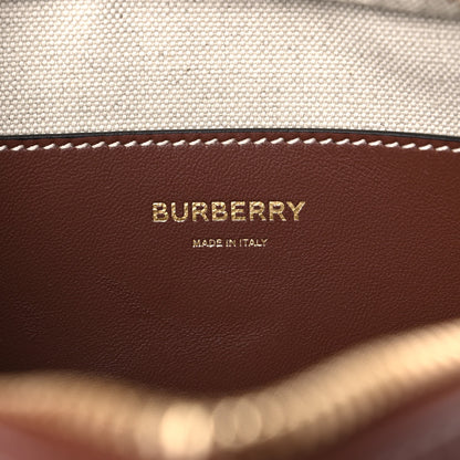 Burberry Calfskin Check Small Lola Camera Bag Dark Birch Brown 6 of 9