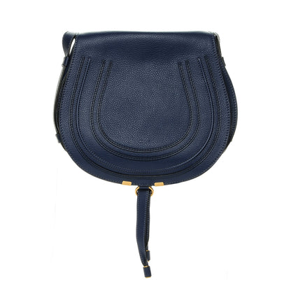 Chloe Calfskin Medium Marcie Round Crossbody Bag Royal Navy 1 of 7