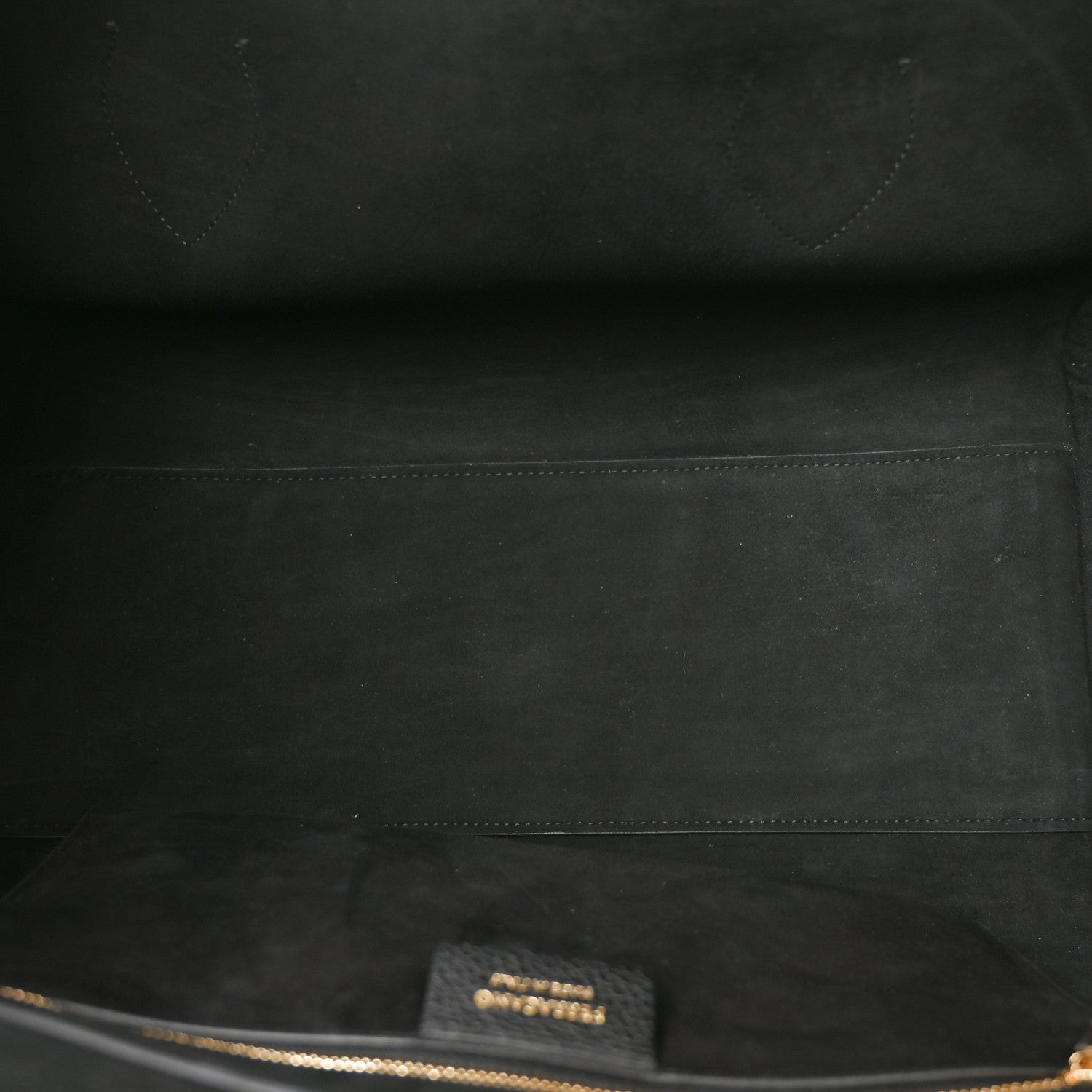 Salvatore Ferragamo Hammered Calfskin Firenze East West Tote Bag Black 5 of 10