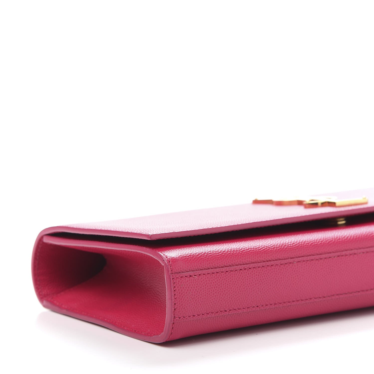 Saint Laurent Grain De Poudre Classic Monogram Cassandre Clutch Lipstick Fuchsia 8 of 10