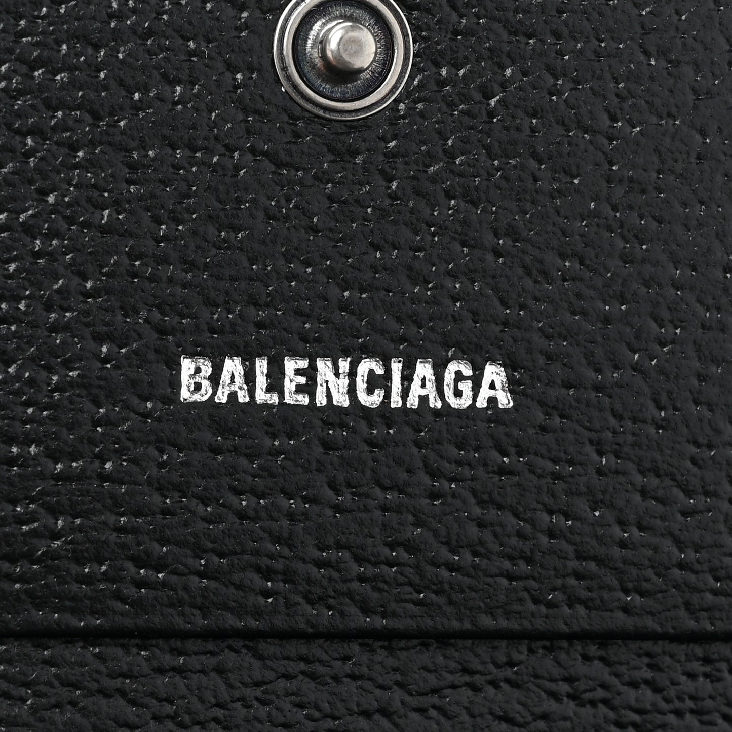 X BALENCIAGA BB Monogram Web Ophidia Card Case Wallet Black