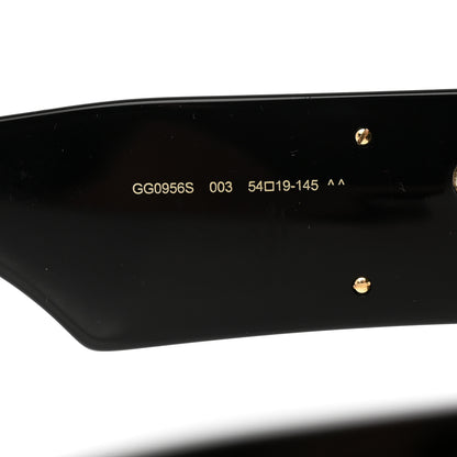 Gucci Acetate Square Frame Sunglasses GG0956S Black 5 of 8