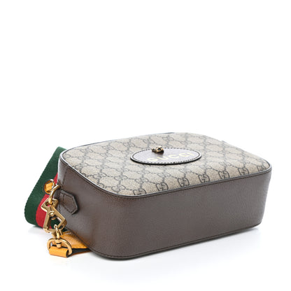 Gucci GG Supreme Monogram Web Neo Vintage Shoulder Bag Beige New Acero Crop 4 of 9