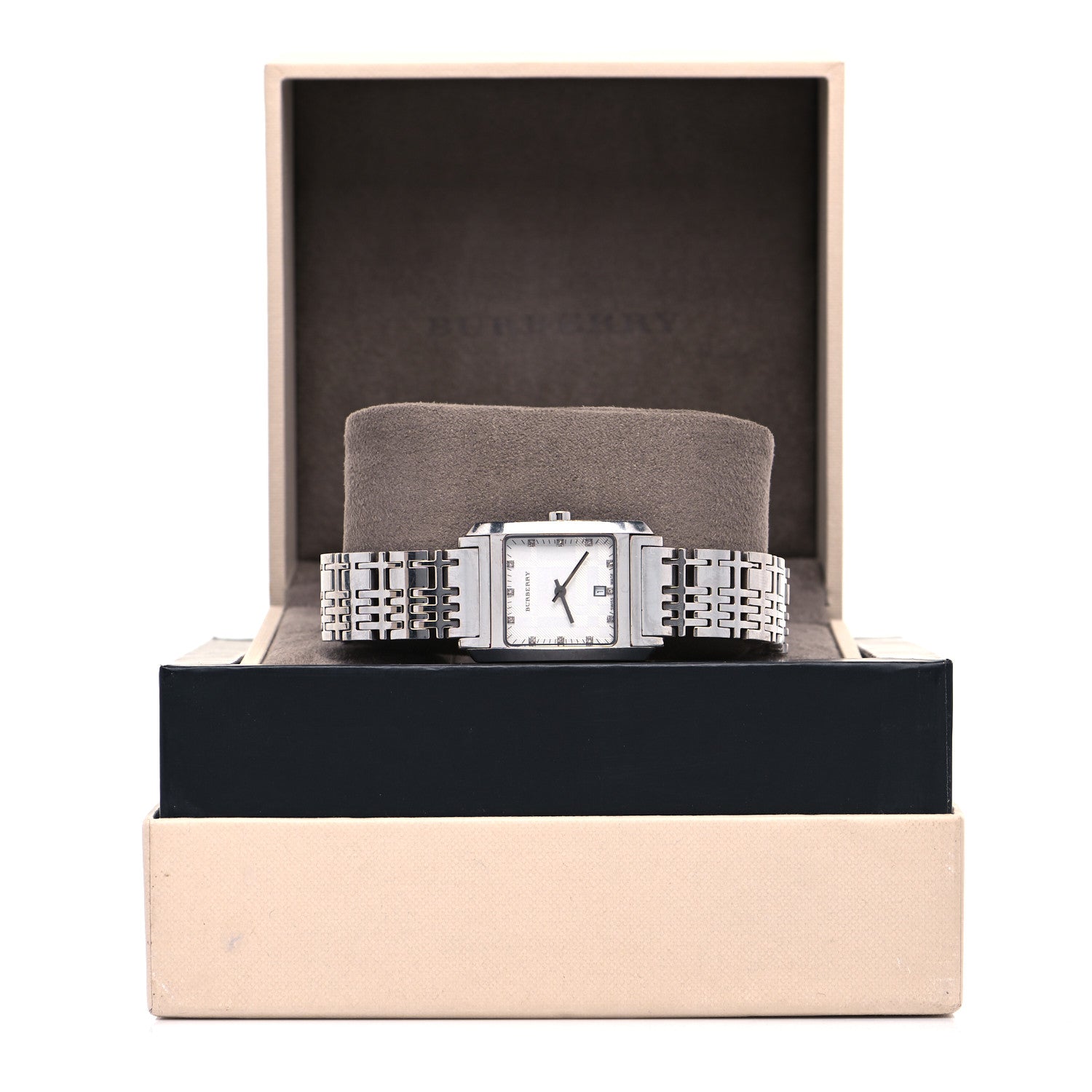 Burberry Stainless Steel Diamond 25mm Quartz Watch BU1583 5 of 5