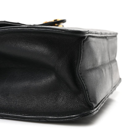 Chanel Lambskin Quilted Medium Single Flap Black 9 of 11