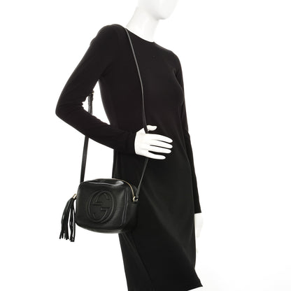 Gucci Pebbled Calfskin Small Soho Disco Bag Black 2 of 7
