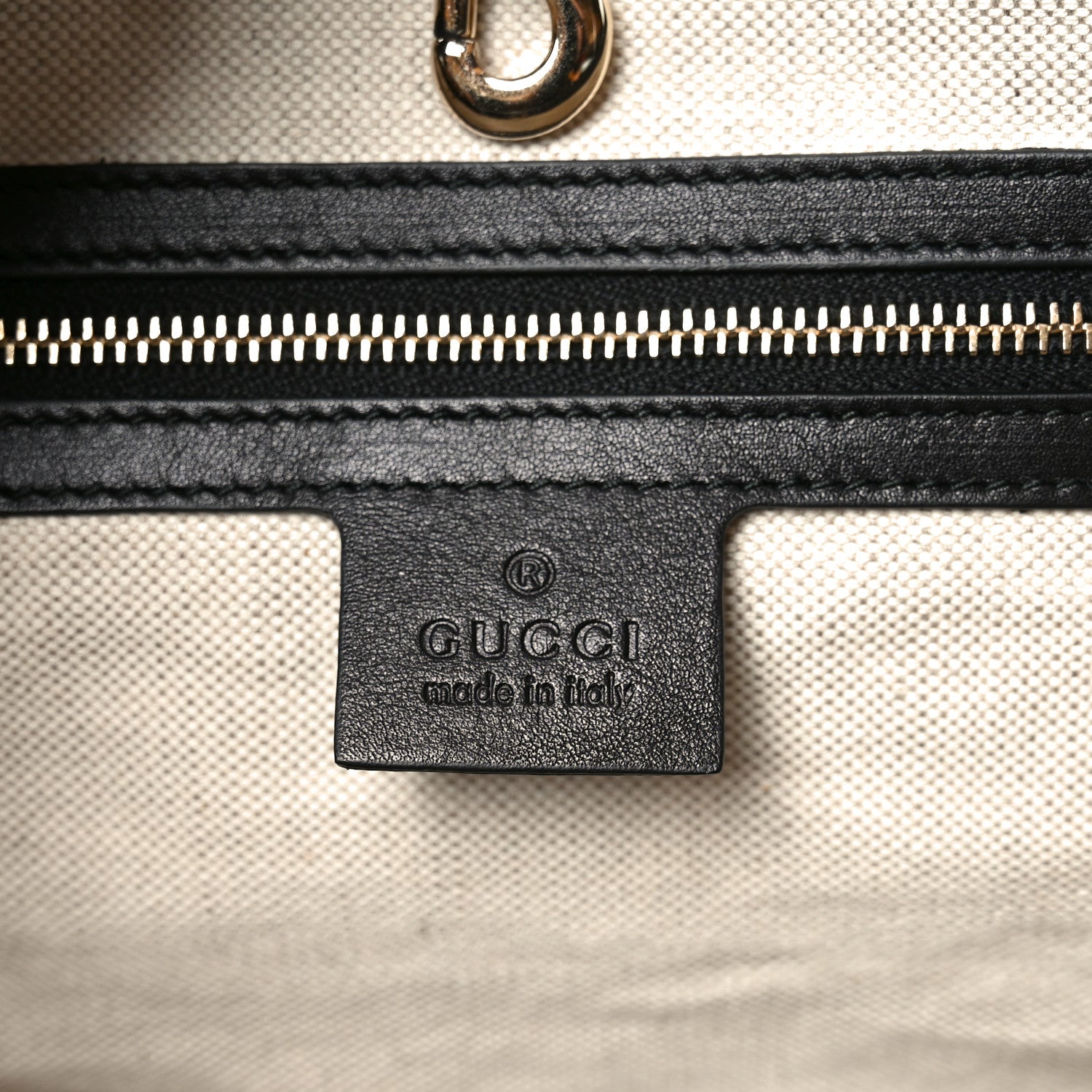 Gucci Patent Microguccissima Medium Nice Tote Black 6 of 10