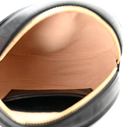 Gucci Grained Calfskin Web Mini Ophidia Round Backpack Black 5 of 10
