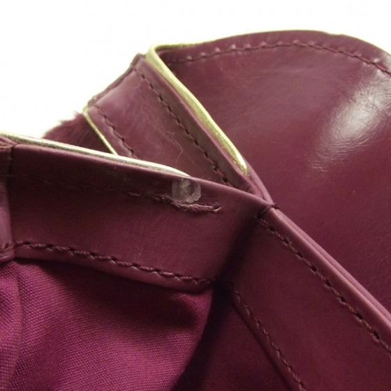 Monogram Denim Quilted Linda Fuchsia