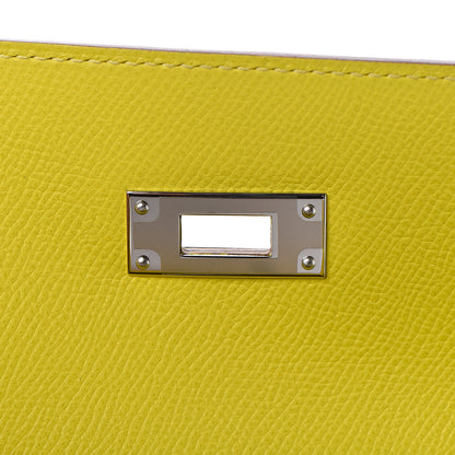 Hermes Epsom Kelly Sellier 32 Lime 23 of 39