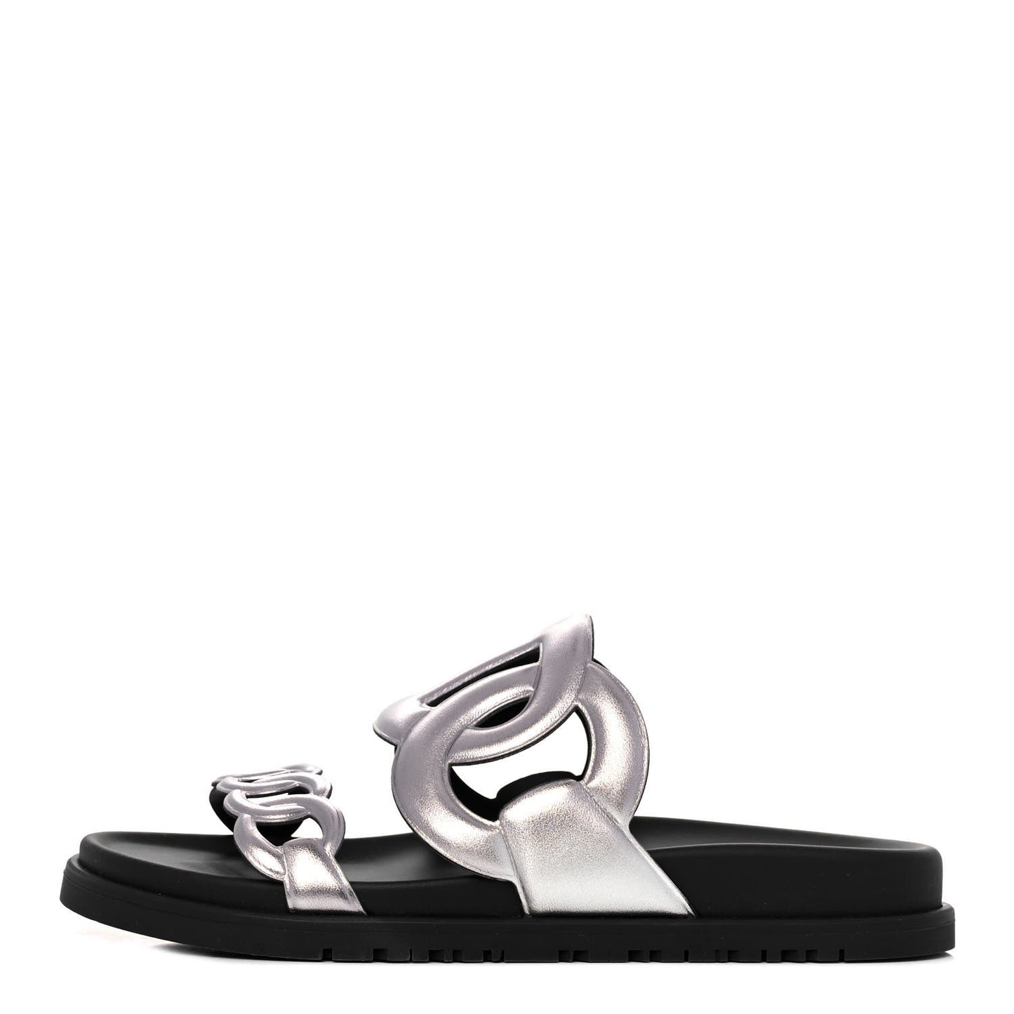 Nappa Extra Sandals 37 Gris Argent