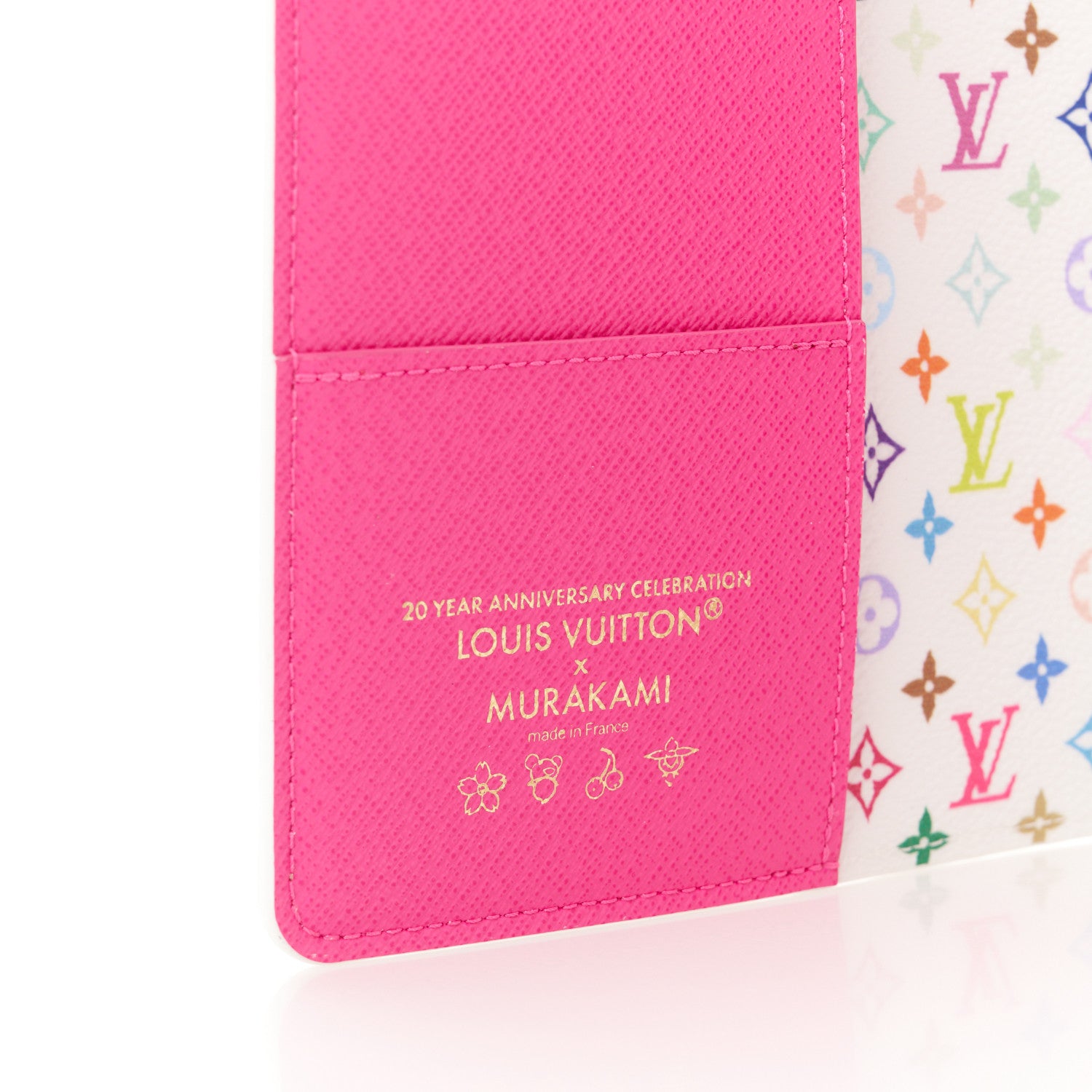 Louis Vuitton LV X TM Monogram Multicolor Emily Notebook Cover MM White 6 of 8