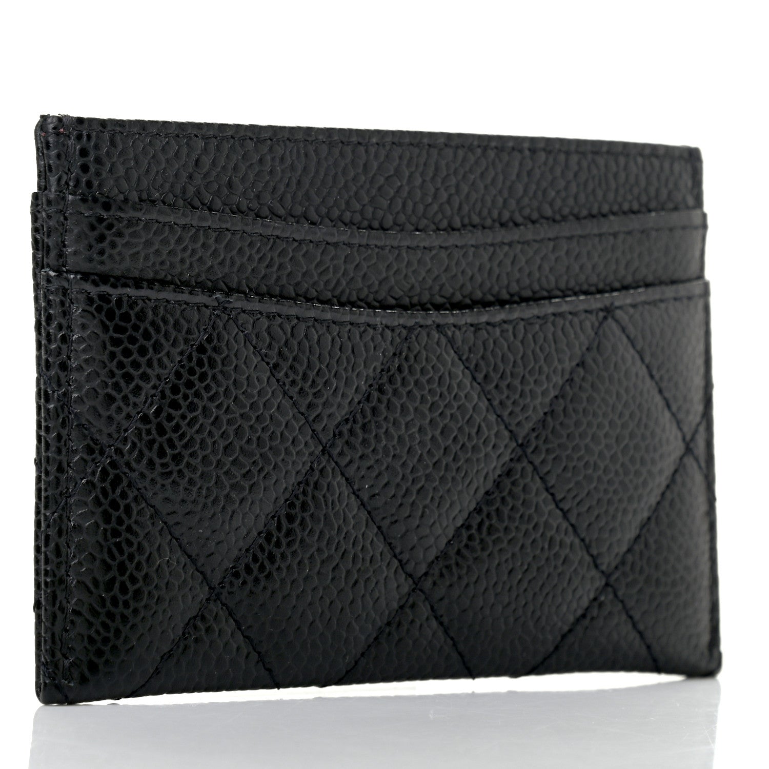 Chanel Caviar Quilted Card Holder Black 3 of 7