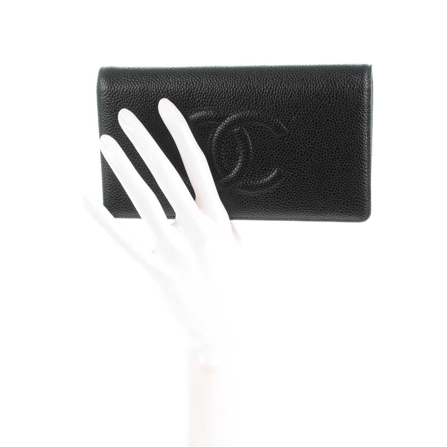 Caviar Timeless CC Yen Wallet Black