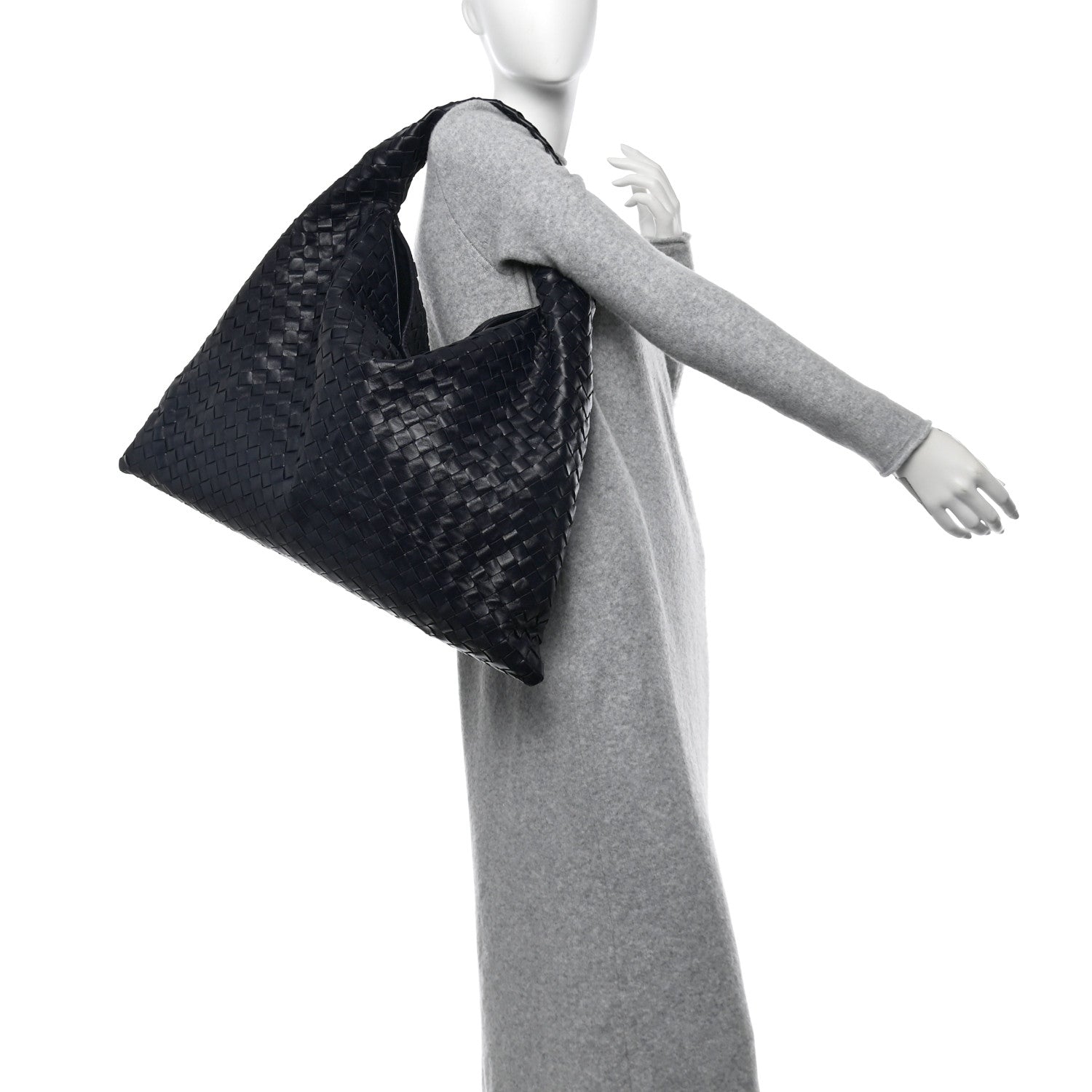 Bottega Veneta Calfskin Intrecciato Large Hop Space 2 of 10