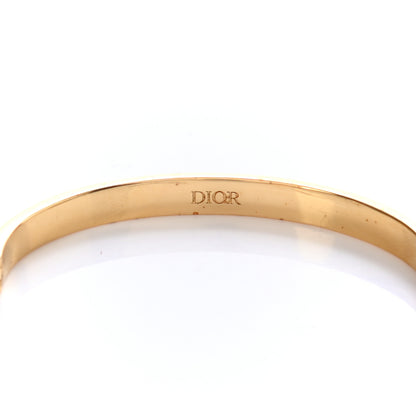 Christian Dior Metal Crystal Lucky Locket Star Bracelet Gold 6 of 8