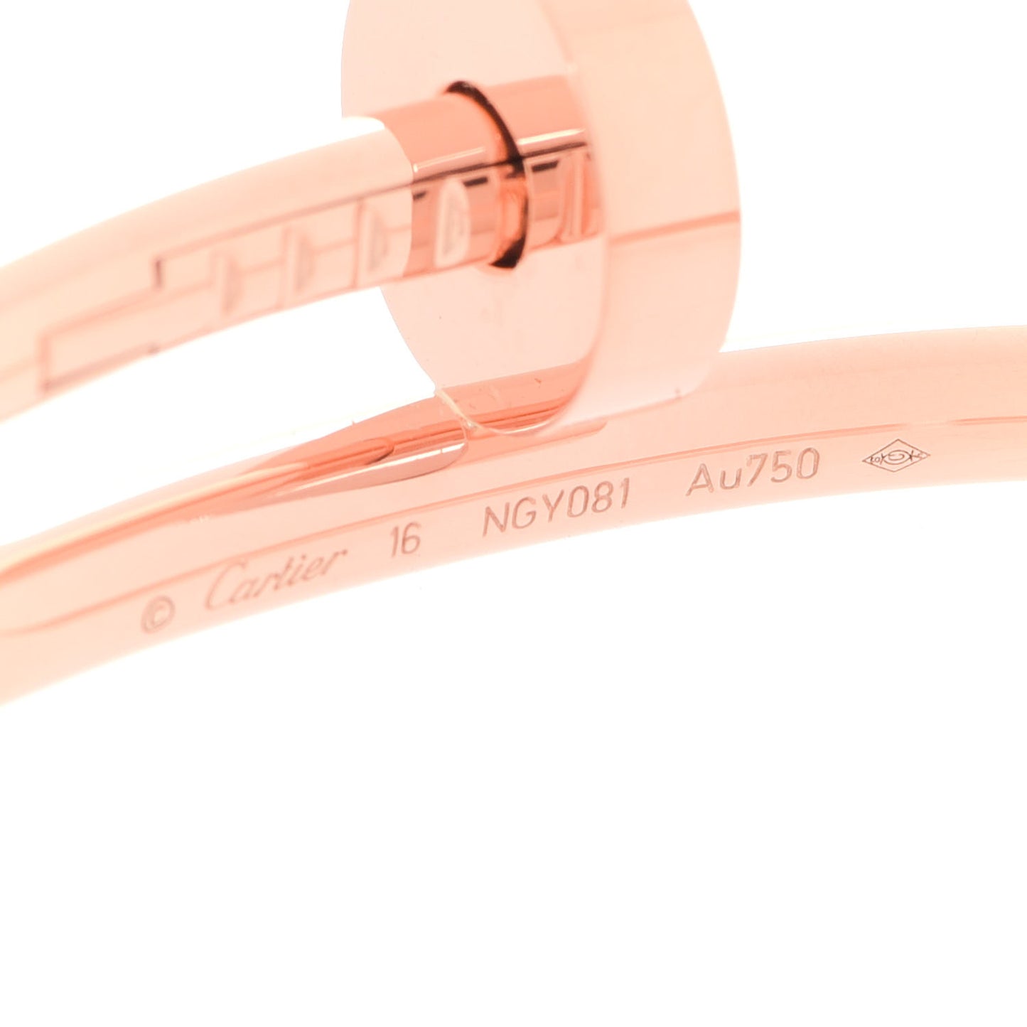 18K Pink Gold Juste Un Clou Bracelet 16