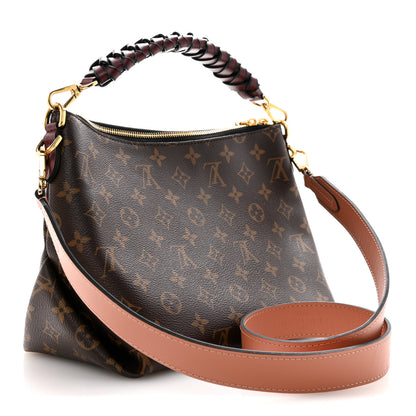 Louis Vuitton Monogram Beaubourg Hobo Mini Bordeaux Red Peach Safran Blue Jean Blue 3 of 15