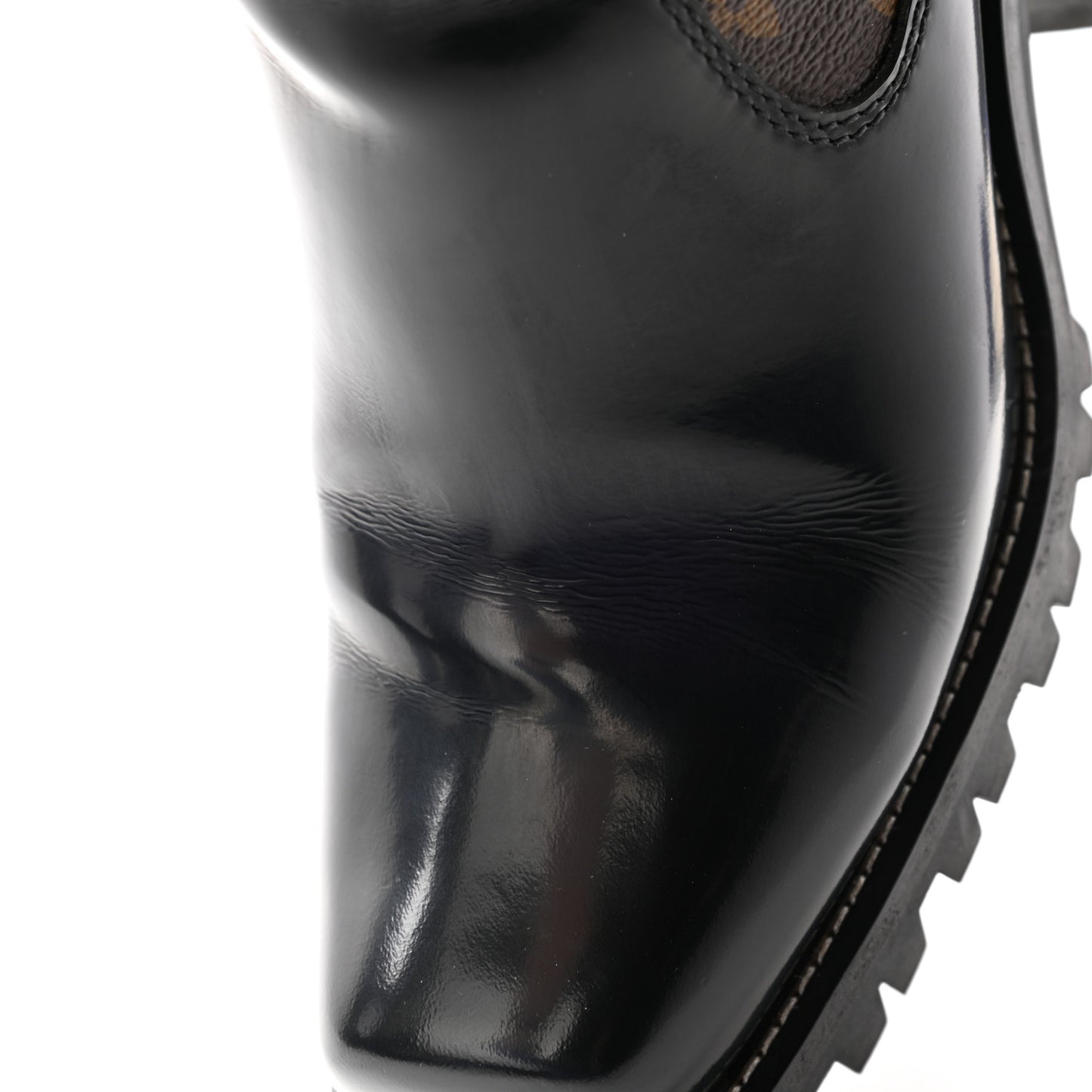 Patent Monogram Limitless Ankle Boots 39 Black