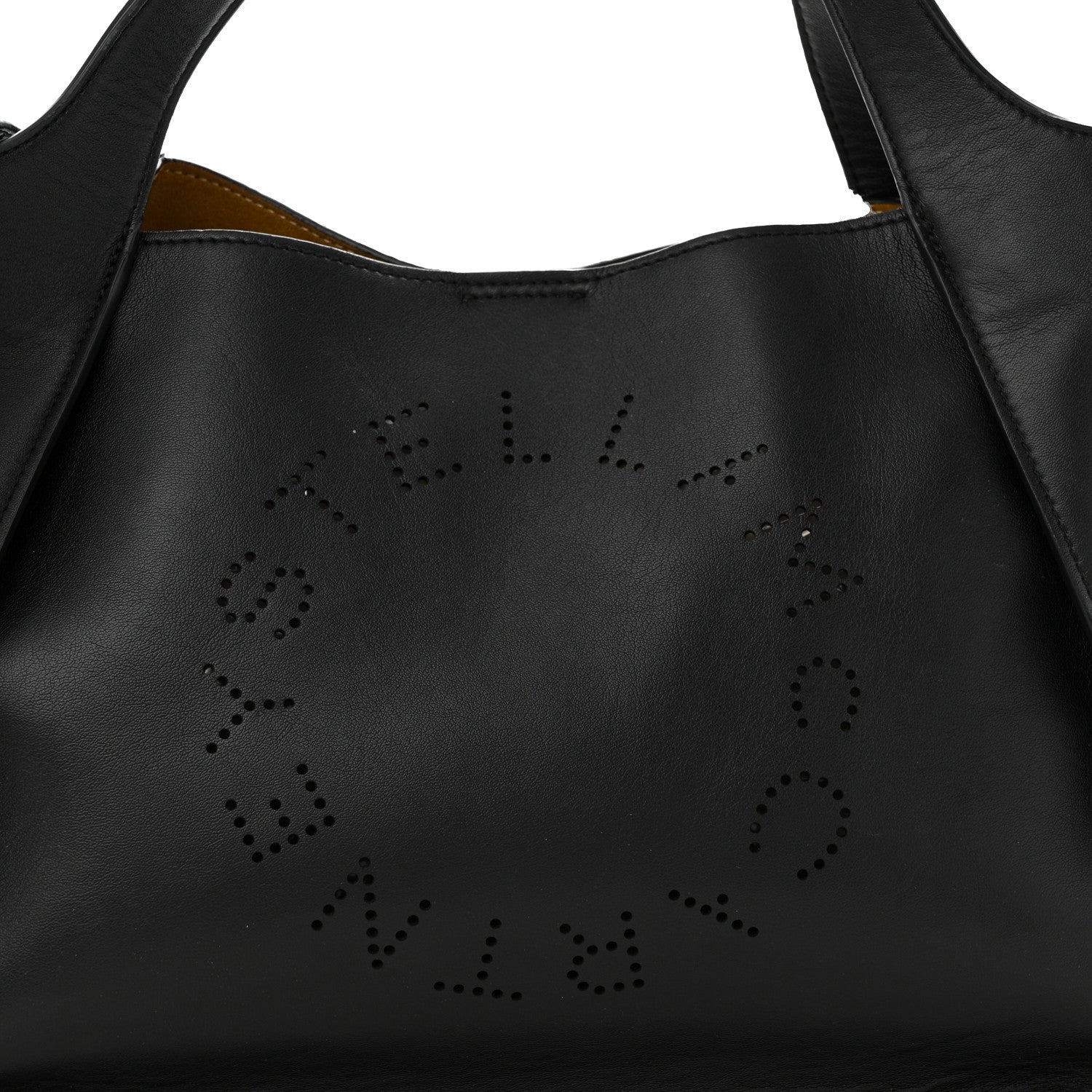 Stella McCartney Eco Alter Nappa East West Perforated Tote Black 9 of 16