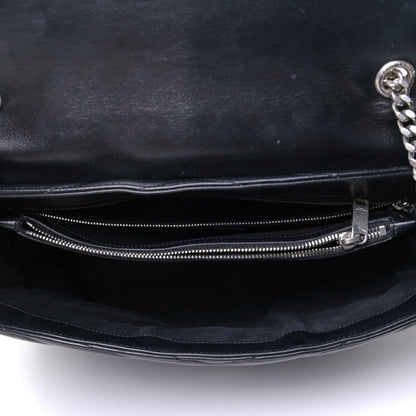Saint Laurent Calfskin Y Quilted Monogram Large Loulou Chain Satchel Black 4 of 4