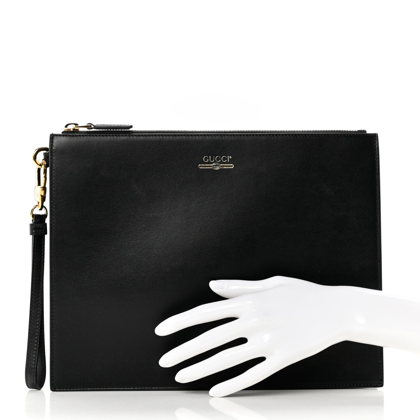 Calfskin Clutch Black