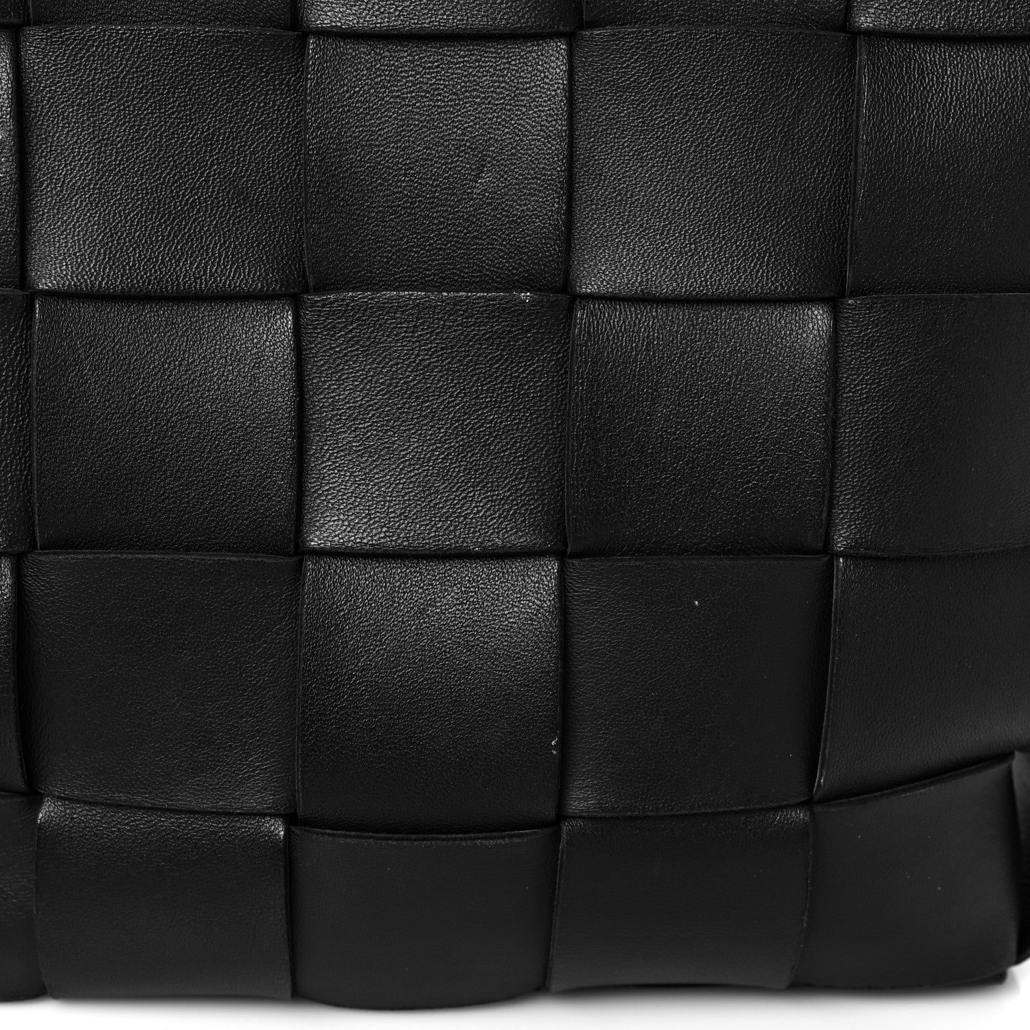 Bottega Veneta Lambskin Maxi Intrecciato Cassette Messenger Black 11 of 15