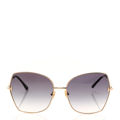 Tom Ford Farah Sunglasses TF951 Gold 2 of 7