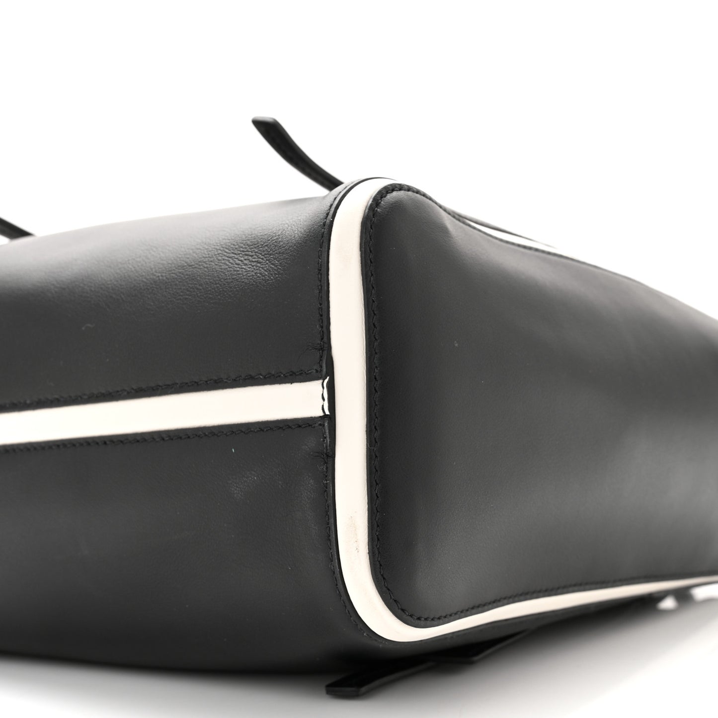 Grace Lux Light Small Ouverture Tote Black White