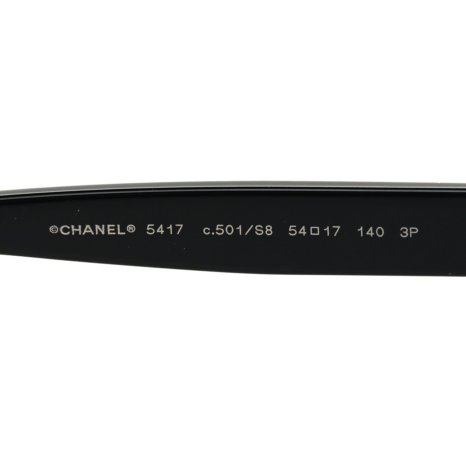 Chanel Acetate Square Sunglasses 5417 Black 5 of 8