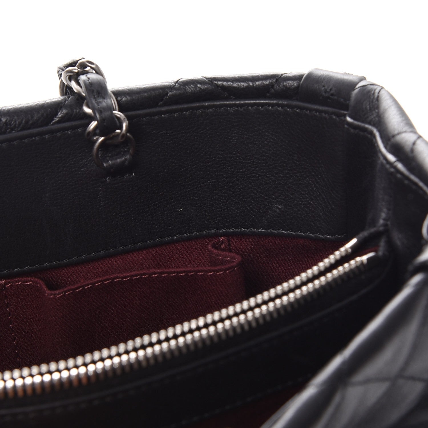 Chanel Calfskin Quilted Istanbul Small Tote Black 11 of 13