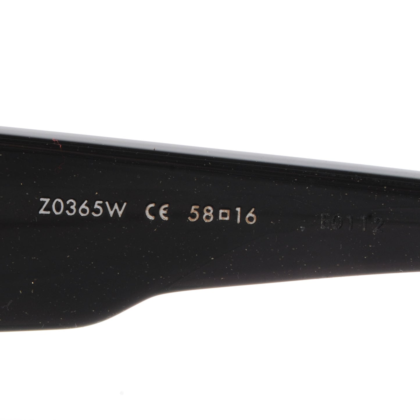 Acetate Hortensia Sunglasses Z0365W Black Glitter