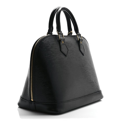 Louis Vuitton Epi Alma PM Black 2 of 10