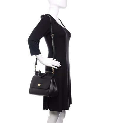 Dolce & Gabbana Dauphine Medium Miss Sicily Satchel Black 2 of 11