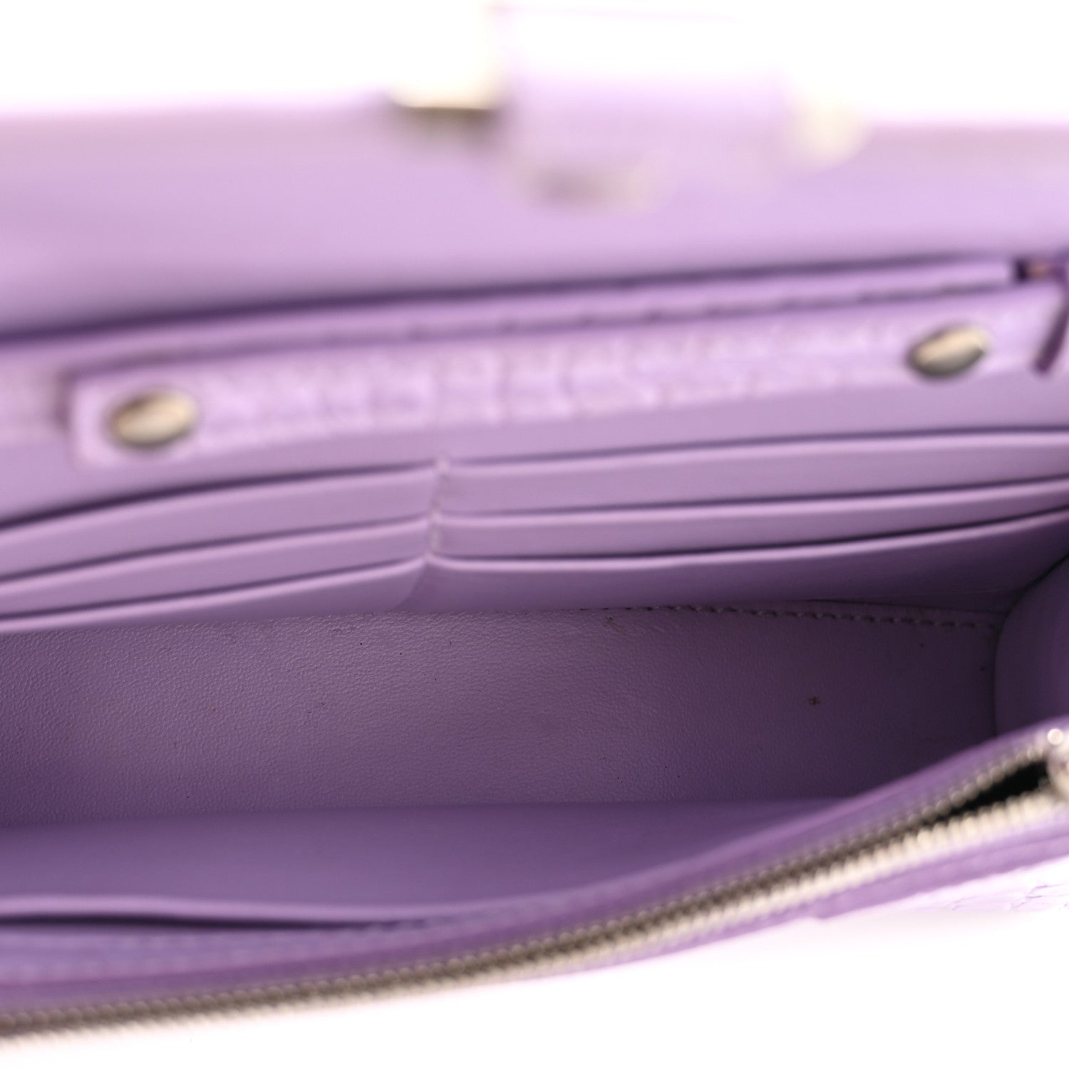 Balenciaga Shiny Calfskin Crocodile Embossed Hourglass Chain Bag Lilac 5 of 11