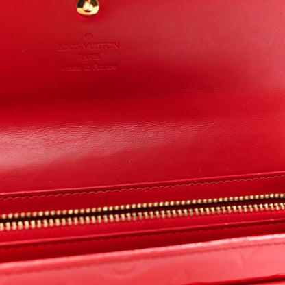 Louis Vuitton Vernis Sarah Wallet Pomme D'Amour 9 of 14