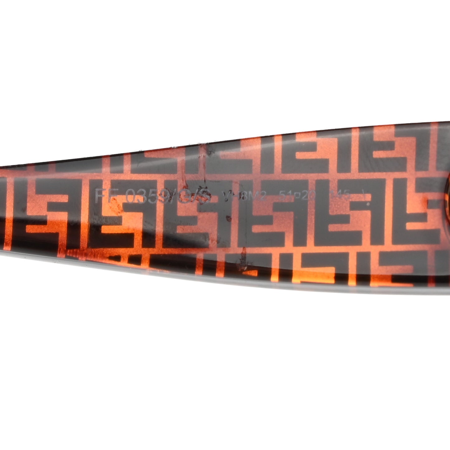 Acetate F is Fendi 51mm Cat Eye Sunglasses FF 0359/S Tortoise Camouflage