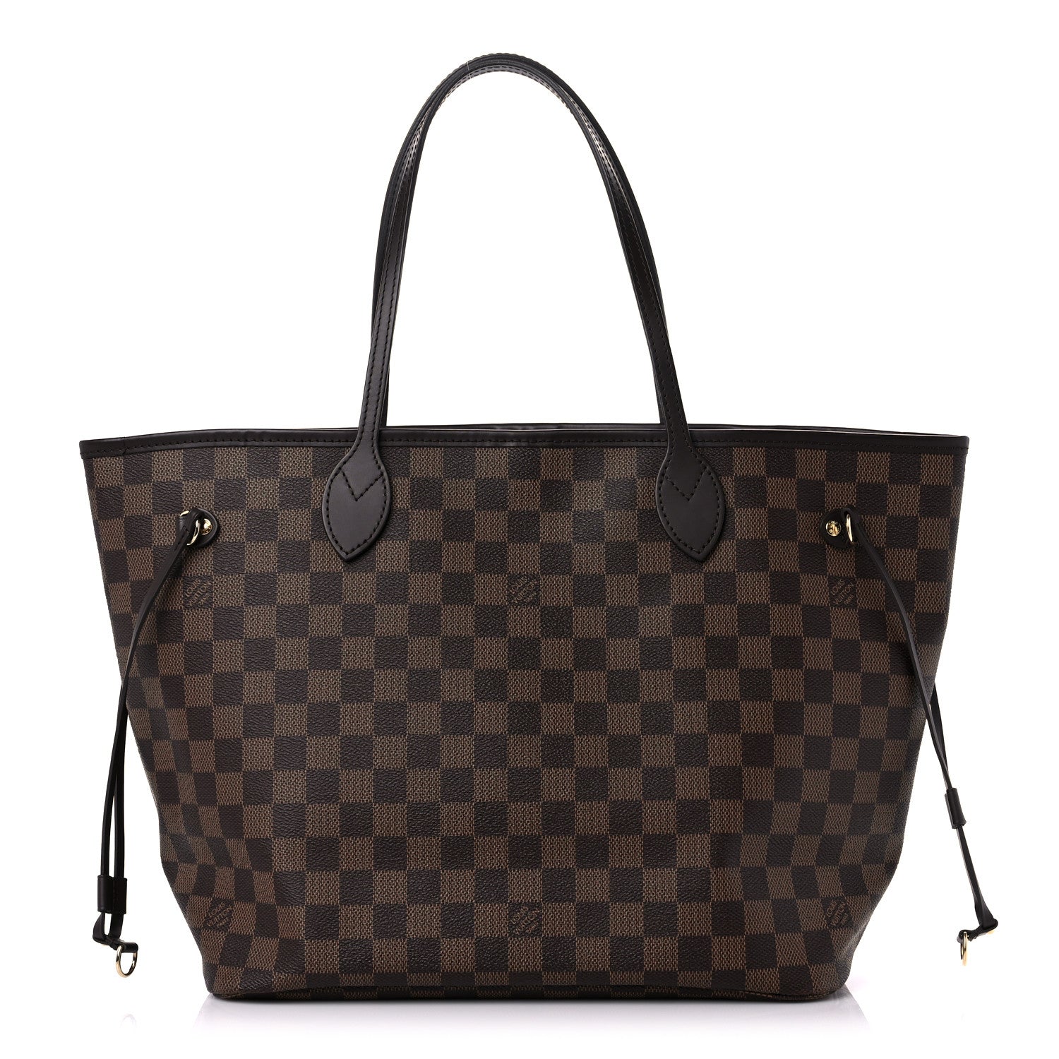 Louis Vuitton Damier Ebene Neo Neverfull MM Rose Ballerine 1 of 13