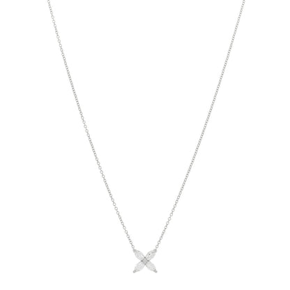 Tiffany Platinum Diamond Small Victoria Necklace 1 of 4