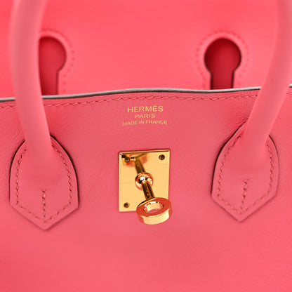 Hermes Swift Birkin 25 Rose Azalee 7 of 12