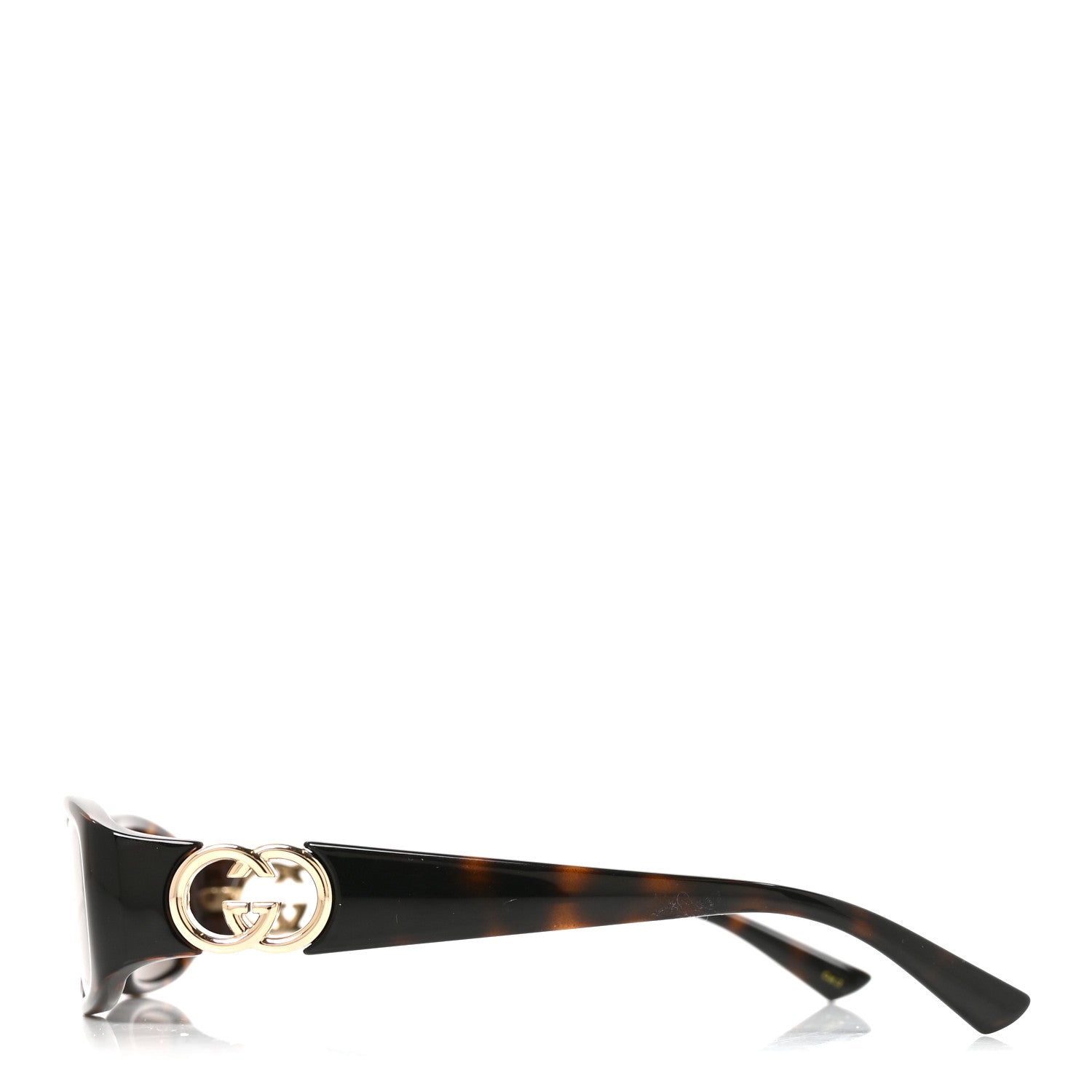 Gucci Acetate Rectangular Frame Sunglasses GG1661S Dark Tortoiseshell 3 of 6