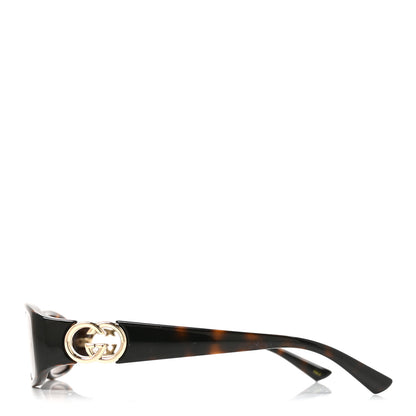 Gucci Acetate Rectangular Frame Sunglasses GG1661S Dark Tortoiseshell 3 of 6