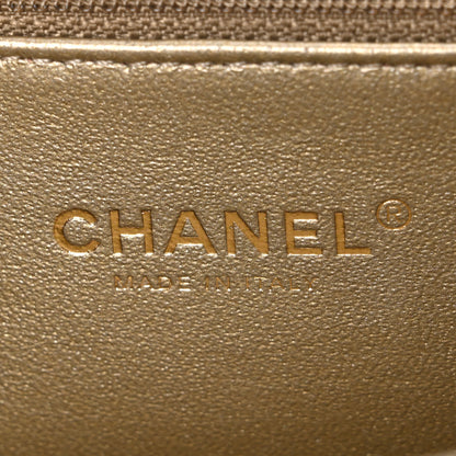 Chanel Calfskin Embossed New Medium Paris Salzburg Boy Flap Burgundy 6 of 10