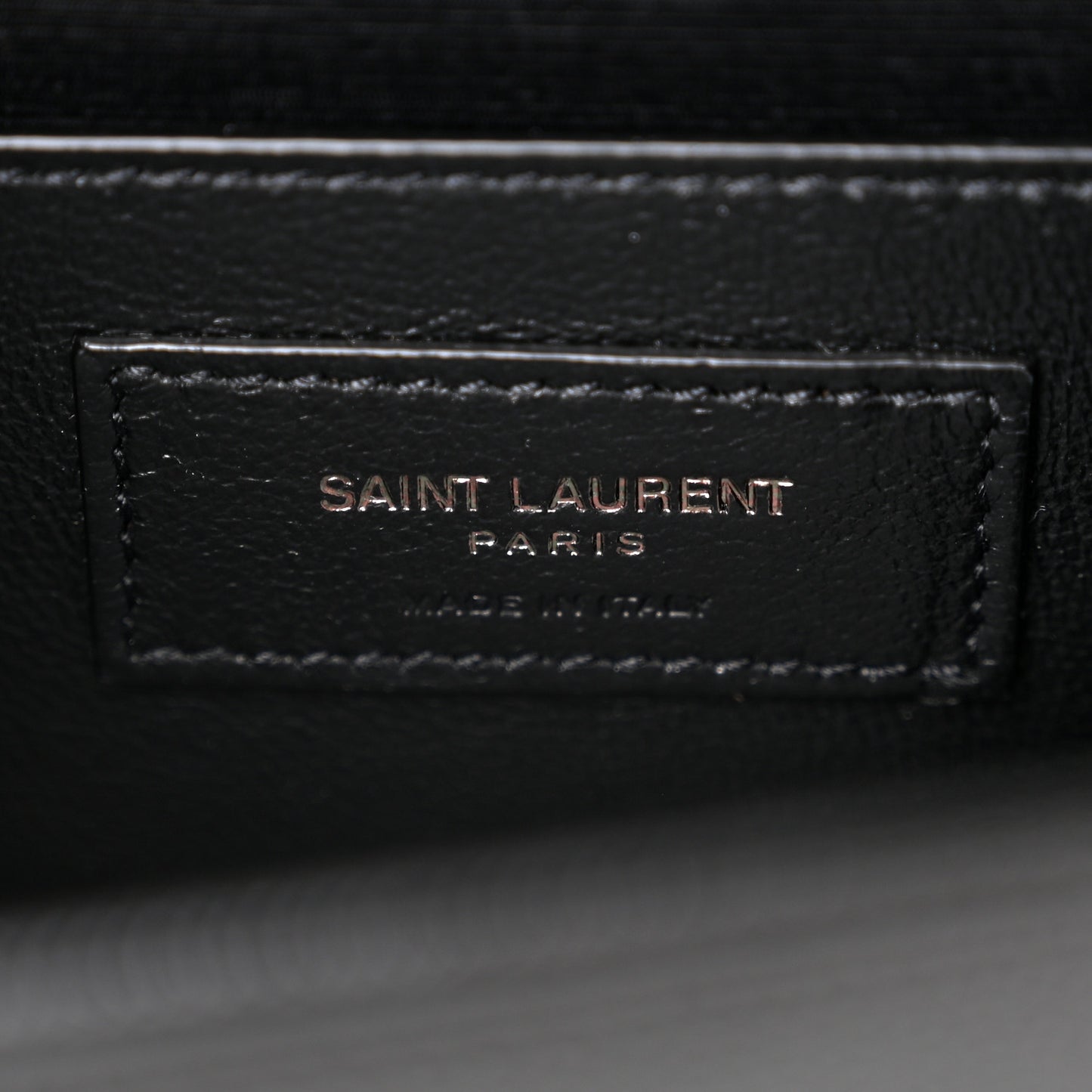 Grain De Poudre Small Monogram Monochrome Kate Satchel Black