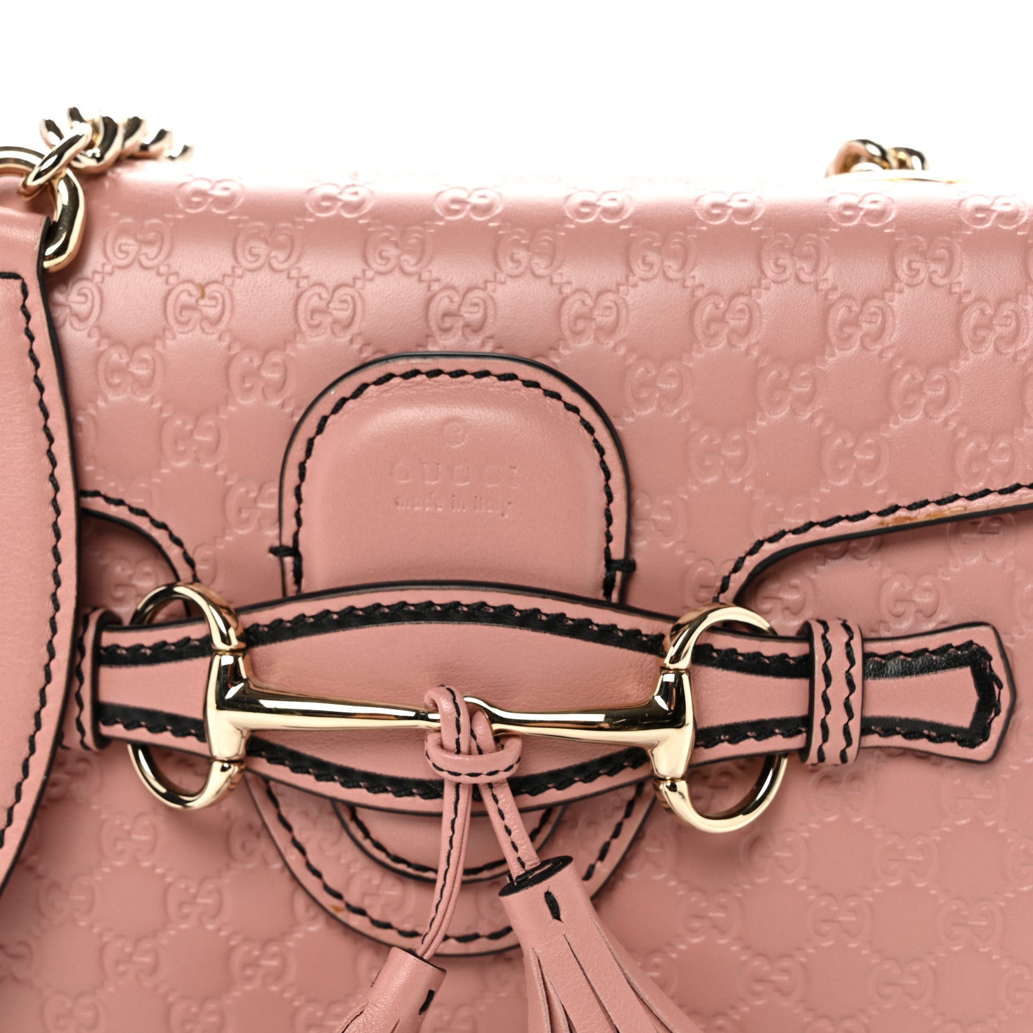 Gucci Microguccissima Mini Emily Shoulder Bag Soft Pink 8 of 11