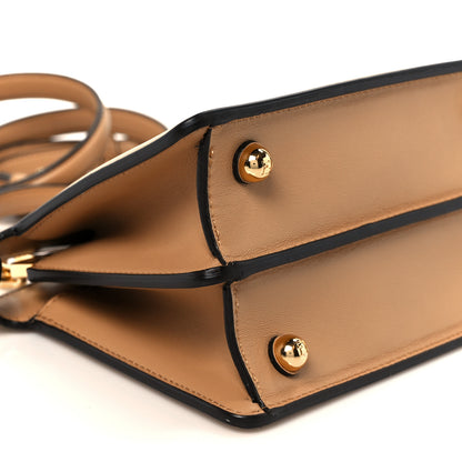 Fendi Shiny Nappa Petite Peekaboo I SEE U Satchel Miele Scuro 11 of 12