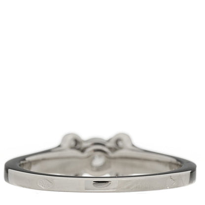 Cartier Platinum Diamond .23ct Ballerine Solitaire Engagement Ring 49 5 4 of 5