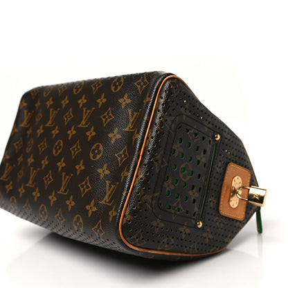 Louis Vuitton Monogram Perforated Speedy 30 Green 8 of 8